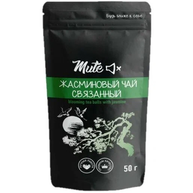 Зелёный чай “Жасминовый цветок” (связанный) 50 г Mute