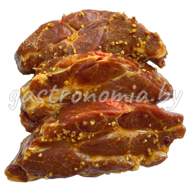 Стейк из свиной шеи "Асадо" в соусе терияки (весовой) охлажденный