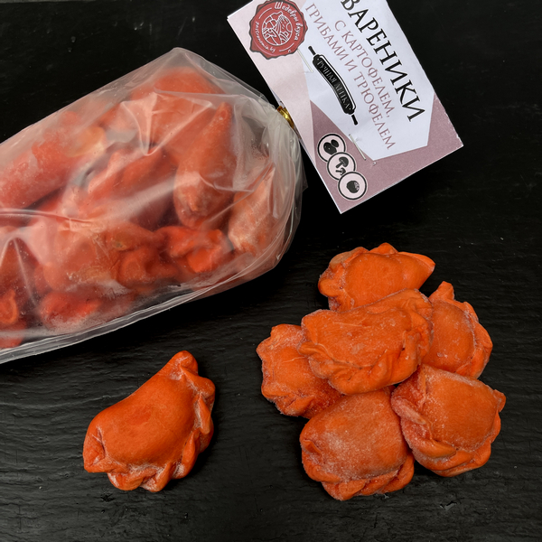 Вареники "С картофелем, грибами и трюфелем" ручной лепки 500 г замороженные