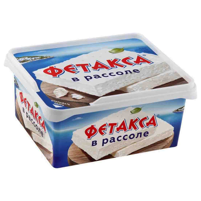 Сыр мягкий (в рассоле)480 г(срок годн.22.11)  Фетакса