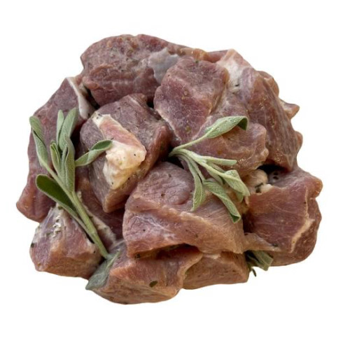 Шашлык из свиной лопатки на кефире с шалфеем (весовой) охлажденный