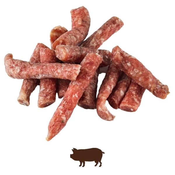 Колбаса тонкая Бергамо (весовая) сыровяленая 