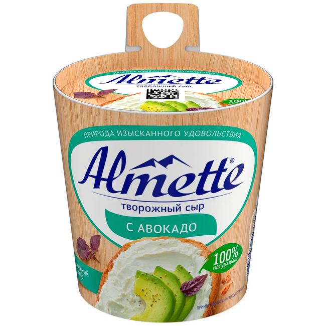 Сыр творожный с авокадо 150 г Almette