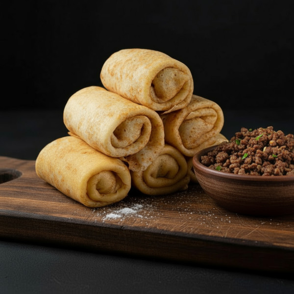 Блинчики с мясом 540 г п/ф замороженный для жарки