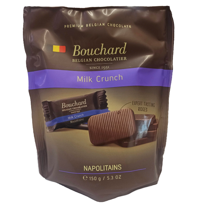 Шоколад молочный с хрустящими шариками 150 г Bouchard