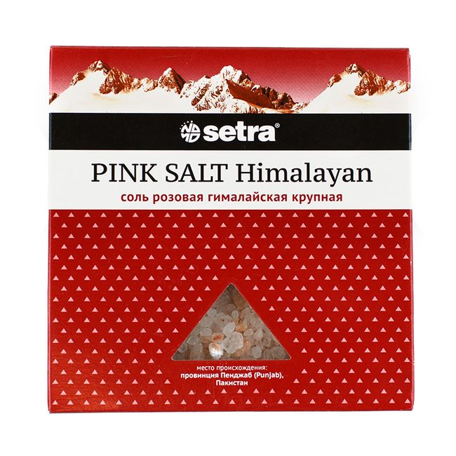 Соль розовая гималайская (крупная) 500 г