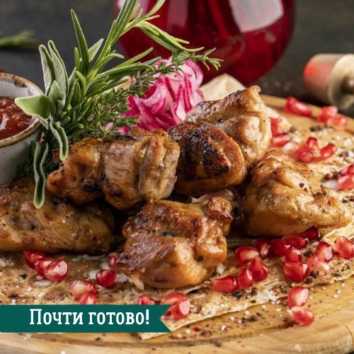 ПРЕДЗАКАЗ - Шашлык из свиной шеи в гранатовом маринаде (весовой) для гриля