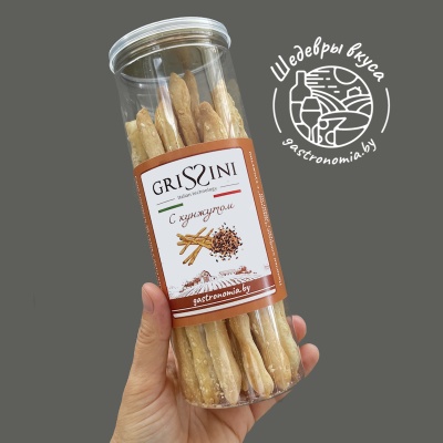 ПРЕДЗАКАЗ - Гриссини с кунжутом 140 г Шедевры вкуса