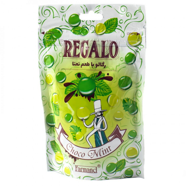 Шоколадное драже с ментолом REGALO 60 г (срок годн.21.11) FARMAND