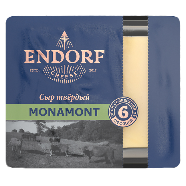 Сыр твердый Монамонт 200 г Endorf