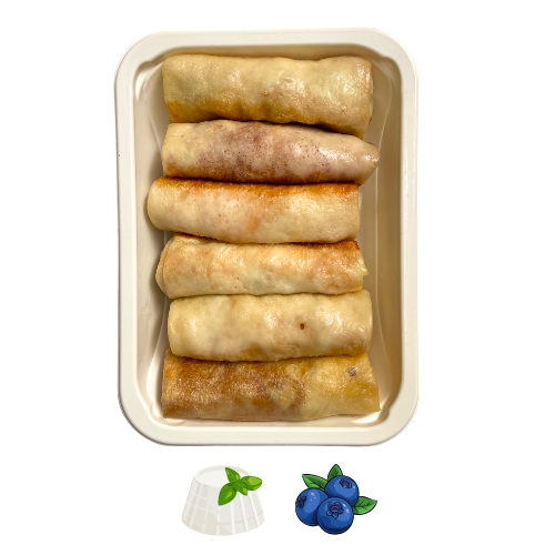 Блинчики с сыром рикотта и черникой 500 г замороженные