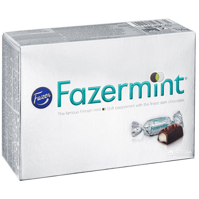 Шоколадные конфеты FAZERMINT с мятной начинкой 150 г Fazer