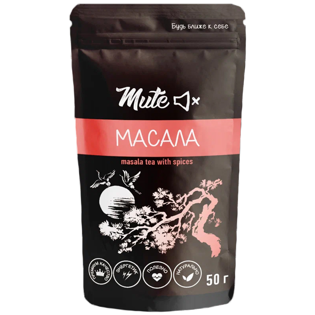 Чёрный чай "Масала" (листовой) 50 г Mute