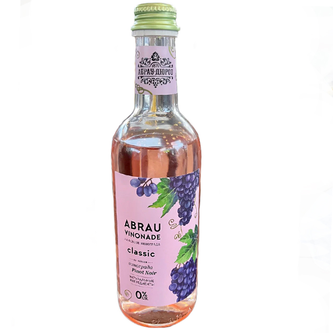 Напиток Абрау Винонад со вкусом Пино Нуар 375 мл газированный