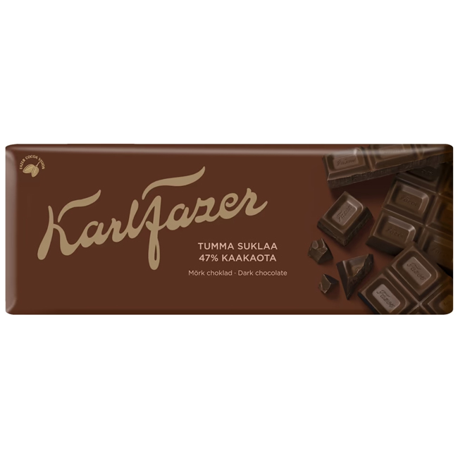 Темный шоколад 180 г Karl Fazer