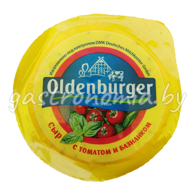 Сыр с томатом и базиликом 350 г Oldenburger