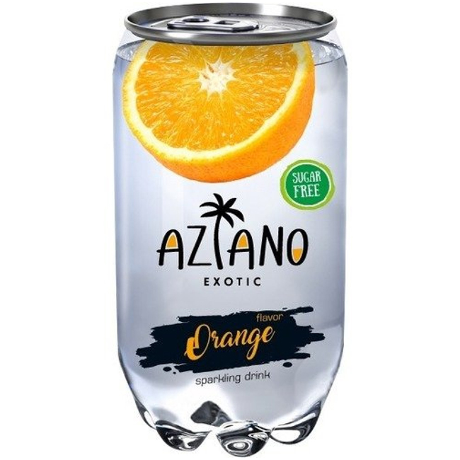 Напиток Aziano Апельсин 350 мл газированный