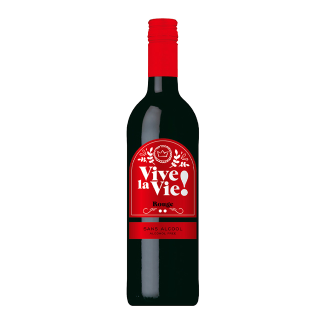 Напиток на основе безалкогольного красного вина Vive La Vie 750 мл