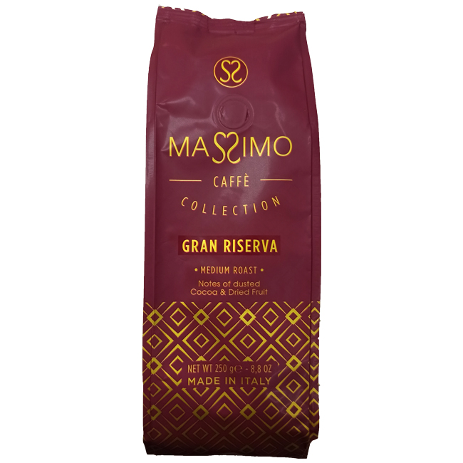 Кофе Gran Riserva (молотый) 250 г(срок годн.06.12) Massimo Кофе Gran Riserva (молотый) 250 г(срок годн.06.12) Massimo