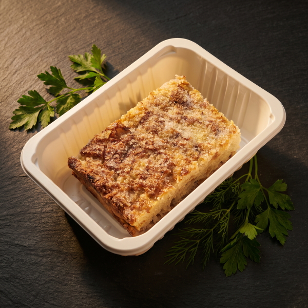 Бабка картофельная с мясом и жареным беконом 400 г замороженная
