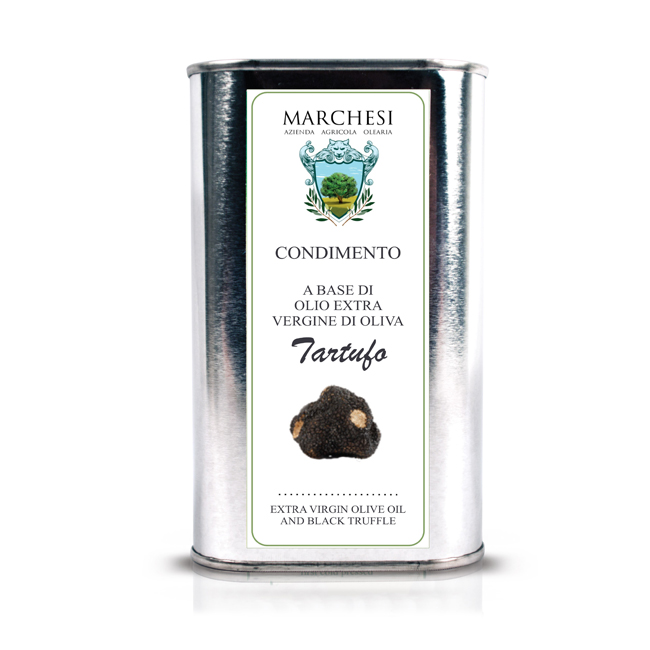 Оливковое масло с черным трюфелем 1000 мл Marchesi