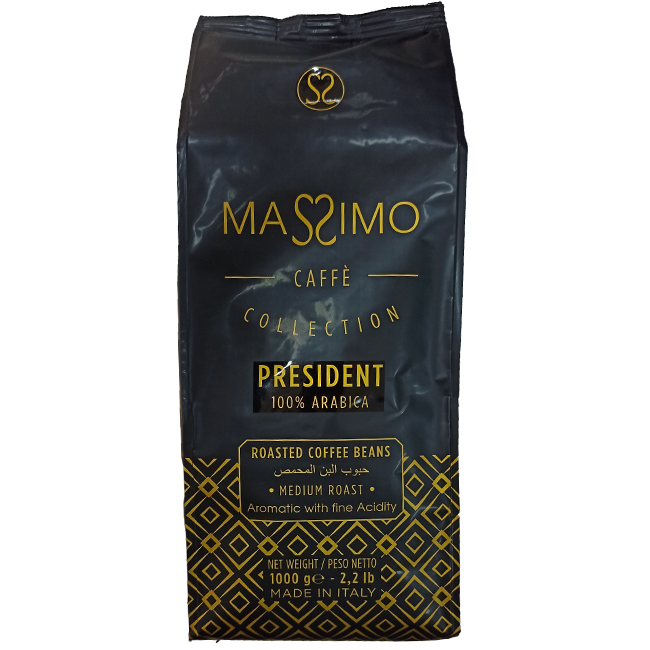 Кофе President (в зернах) 1000 г Massimo
