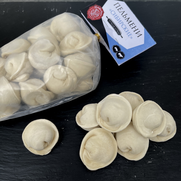 Пельмени мясные "Сибирские" ручной лепки 500 г замороженные Пельмени мясные "Сибирские" ручной лепки 500 г замороженные