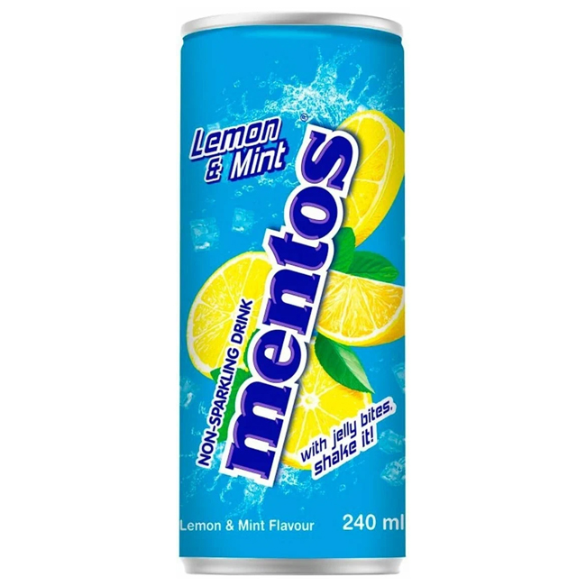 Напиток Ментос Лимон и Мята 240 мл негазированный