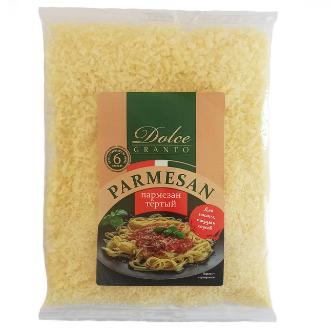 Сыр твердый Пармезан (тёртый) 150 г(срок годн.05.05) Dolce Granto, Уругвай 