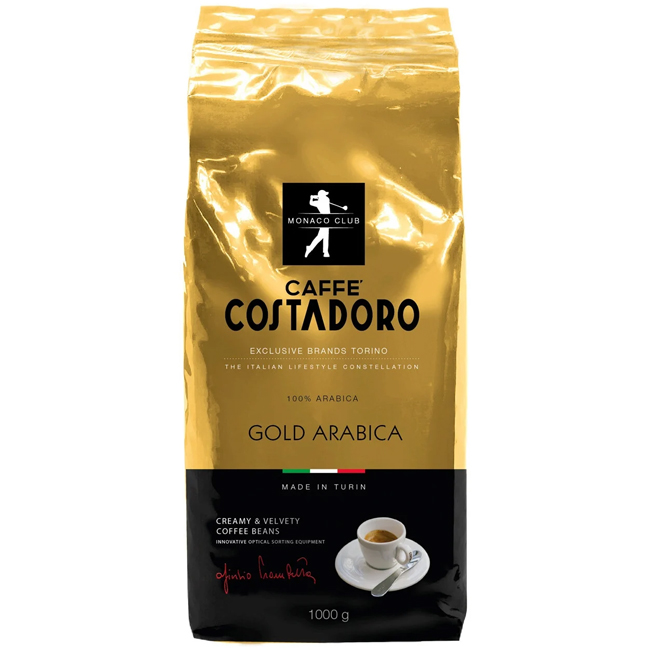 Кофе Costadoro Gold Arabica (в зернах) 1000 г
