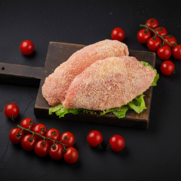 Шницель из филе цыпленка-бройлера (весовой) охлажденный Шницель из филе цыпленка-бройлера (весовой) охлажденный