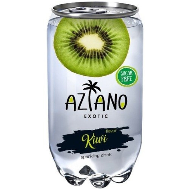 Напиток Aziano Киви 350 мл газированный 