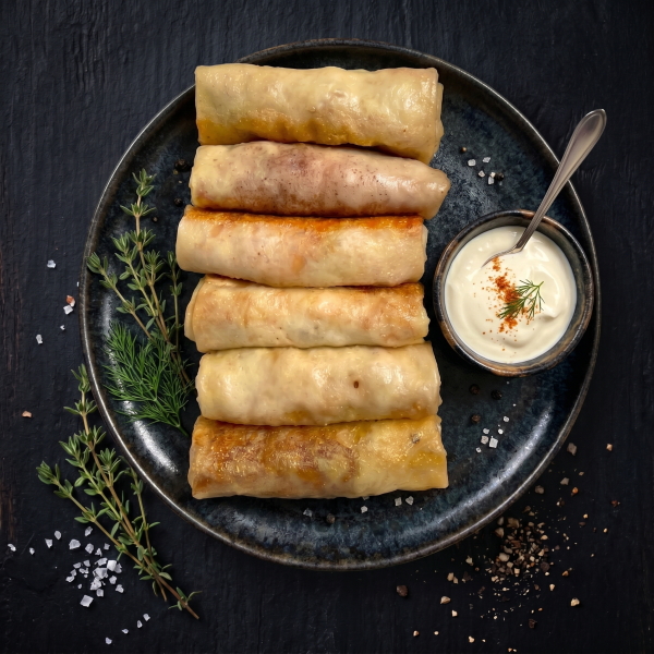 Блинчики с мясом жареные 500 г замороженные