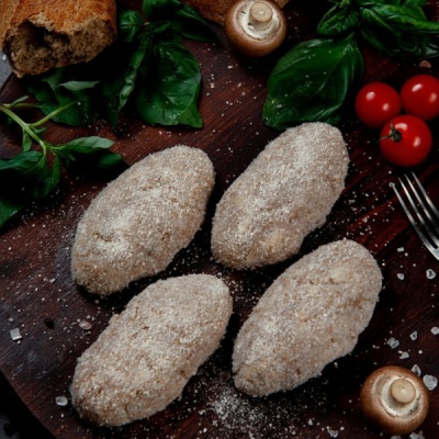 Зразы из говядины и свинины с грибами (весовые) охлажденные