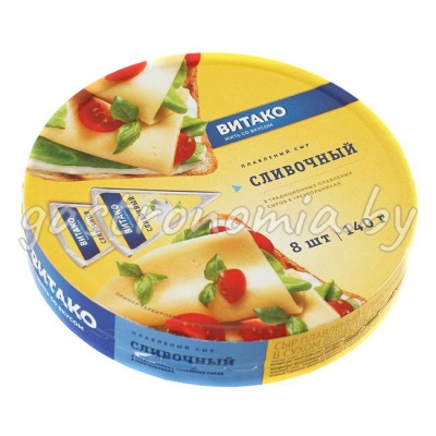 Сыр плавленый Сливочный (сегменты) 140 г (срок годн.04.07) ВИТАКО